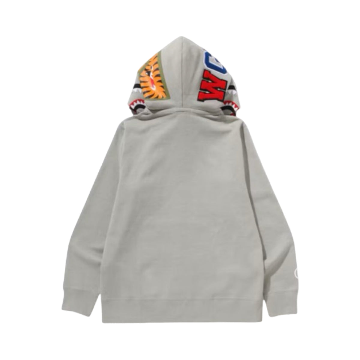 Bape Double Hoodie Shark Camo Grey