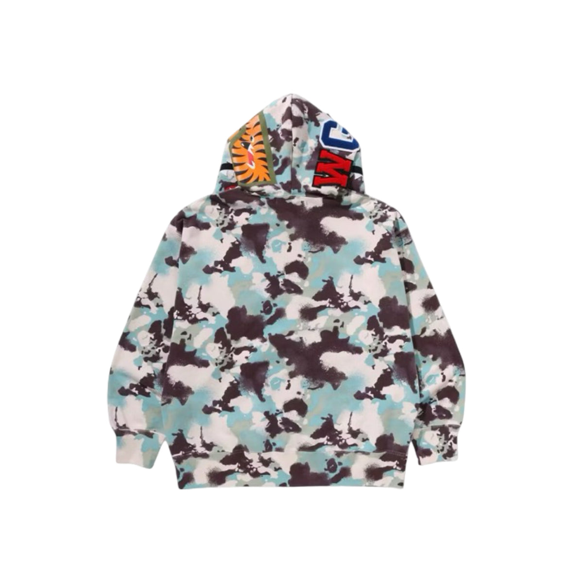 Bape hoodie Shark Camo Map