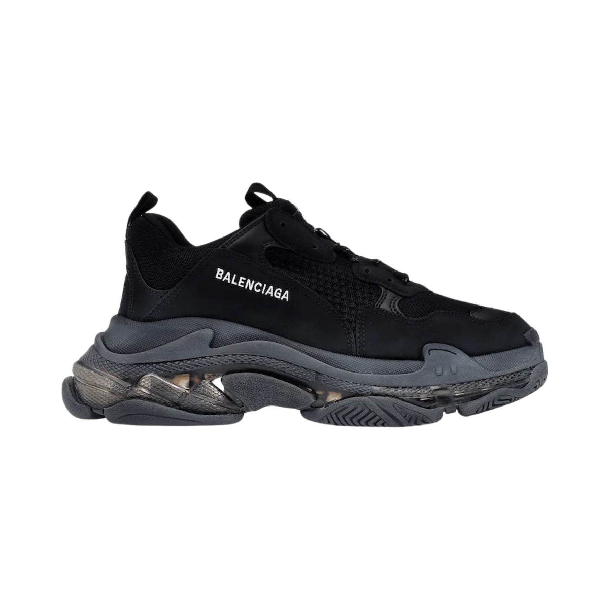 Balenciaga Triple S Clear Sole Black