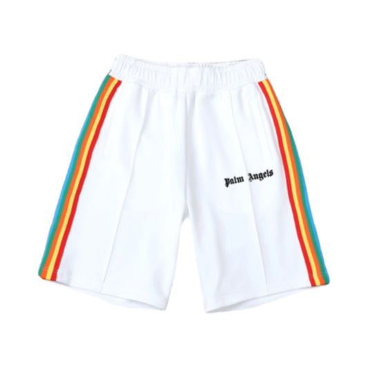 Palm Angels Short White Raimbow Bands