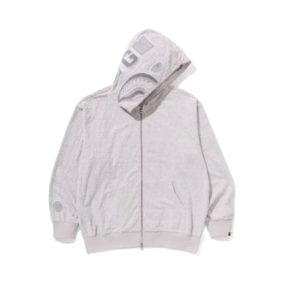 Bape Hoodie Shark Total Grey
