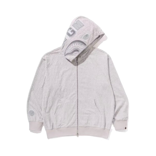 Bape Hoodie Shark Total Grey