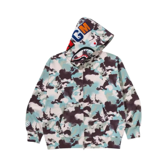 Bape hoodie Shark Camo Map