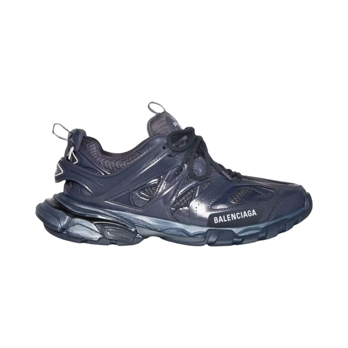 Balenciaga Track Metallic Navy