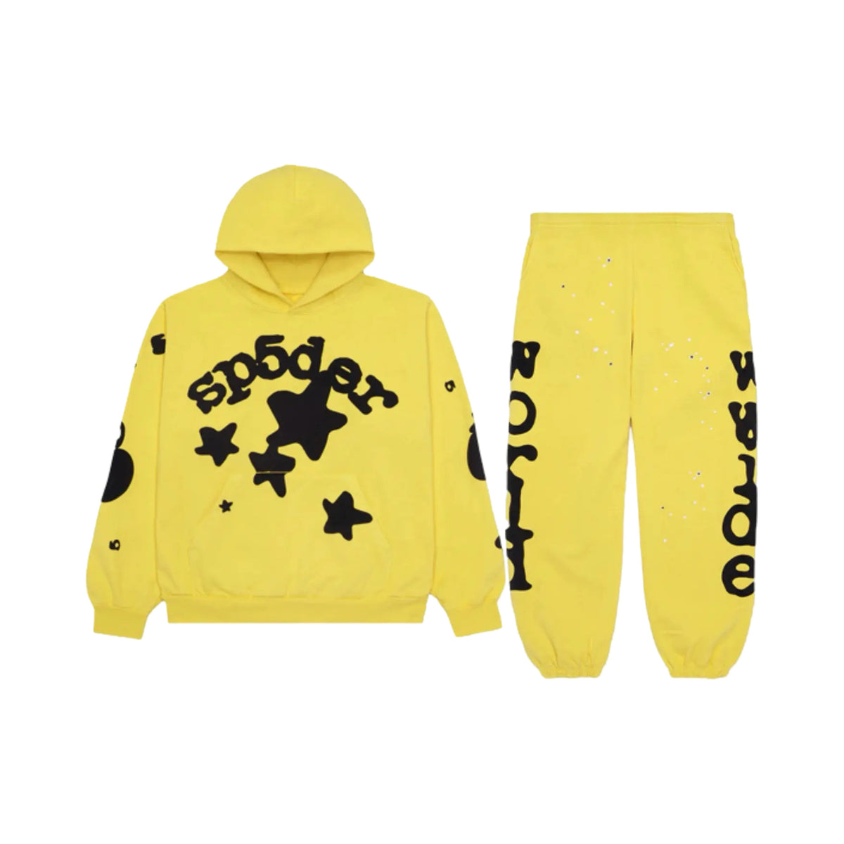 Sp5der Tracksuit Yellow&Black