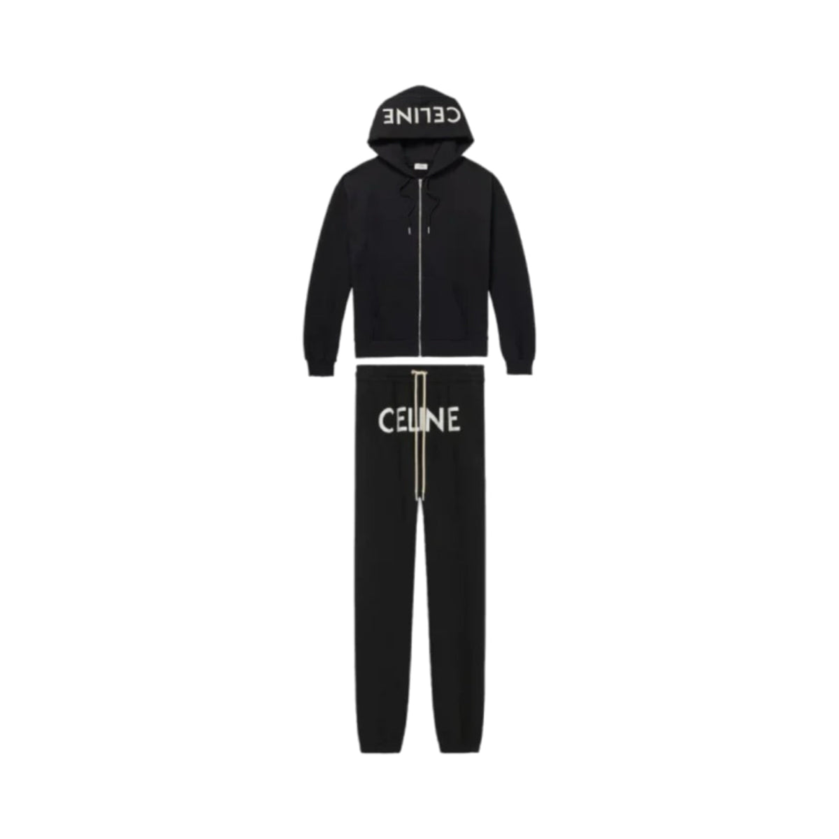 Celine Tracksuit Black Zip