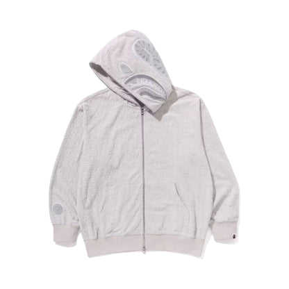 Bape Hoodie Shark Total Grey